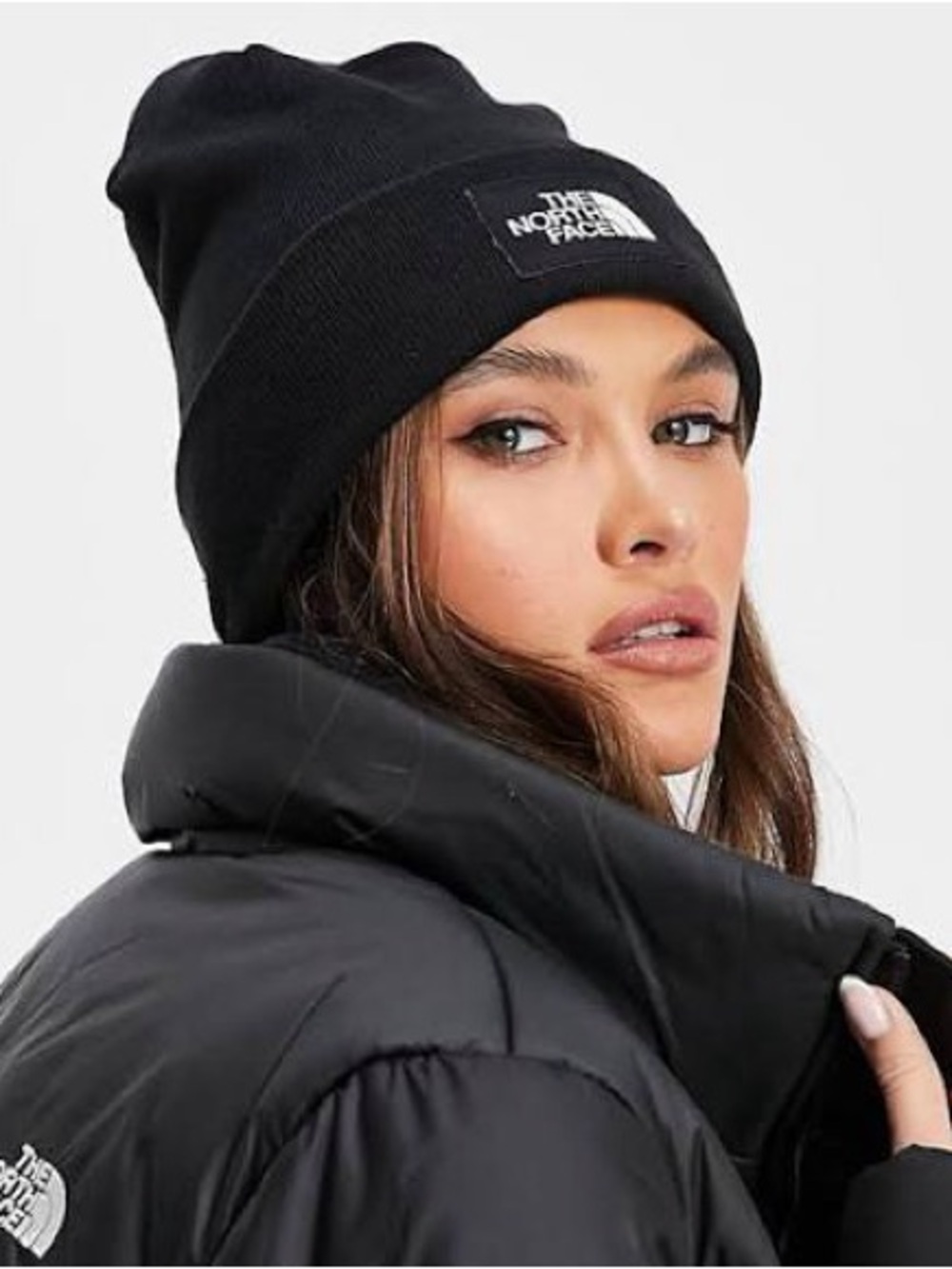NWT The North Face Dock Worker Cuffed Beanie TNF Black Unisex Deep Fit